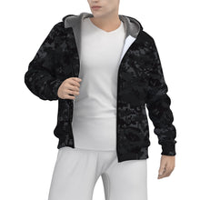 Load image into Gallery viewer, Sherpa Fleece Zip Up Hoodie