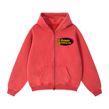 Load image into Gallery viewer, Zip-Through Boxy Fleece Hoodie