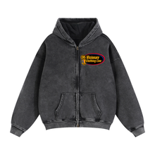 Load image into Gallery viewer, Zip-Through Boxy Fleece Hoodie