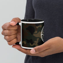 Load image into Gallery viewer, Camo Mug with Color Inside