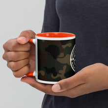 Load image into Gallery viewer, Camo Mug with Color Inside
