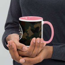 Load image into Gallery viewer, Camo Mug with Color Inside