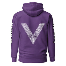 Load image into Gallery viewer, Purple Line Hoodie